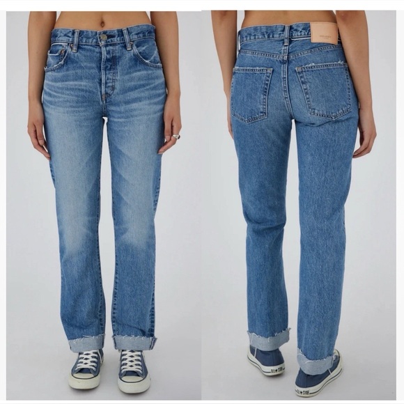 Moussy Denim - Price reduced Moussy Light Blue Straight Leg Jeans